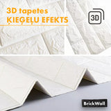 BRICKWALL® – 3D PAŠLĪMĒJOŠĀS TAPETES (77 cm x 70 cm)