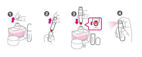 AROMIZER™ — 4 MINI SPRAY PUDELES SMARŽU KRĀSĀS