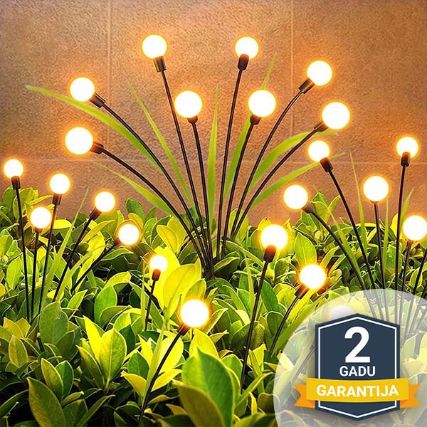LUMIFLIES™ – SAULES ENERĢIJAS DEKORATĪVĀS GAISMAS