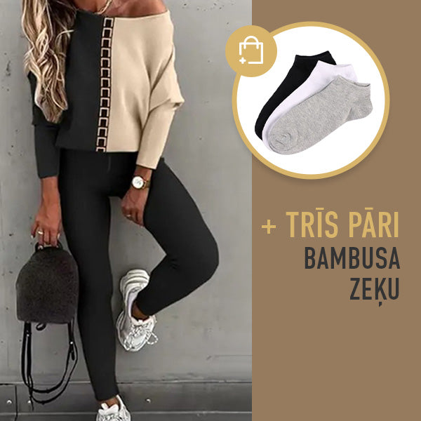 LUNACHIC - MODES KOMPLEKTS T-KREKLS UN BIKSES