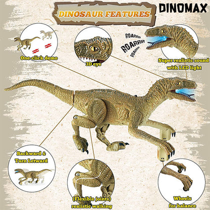 DINOMAX™ – ATTĀLINĀTI AR PULTI VADĀMS DINOZAURS