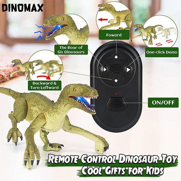 DINOMAX™ – ATTĀLINĀTI AR PULTI VADĀMS DINOZAURS