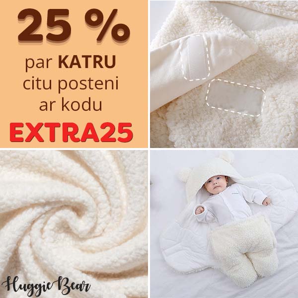 HUGGIEBEAR™ – GUĻAMMAISS ZĪDAIŅIEM